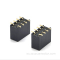 2.54 mm encabezado femenino filas duales SMT